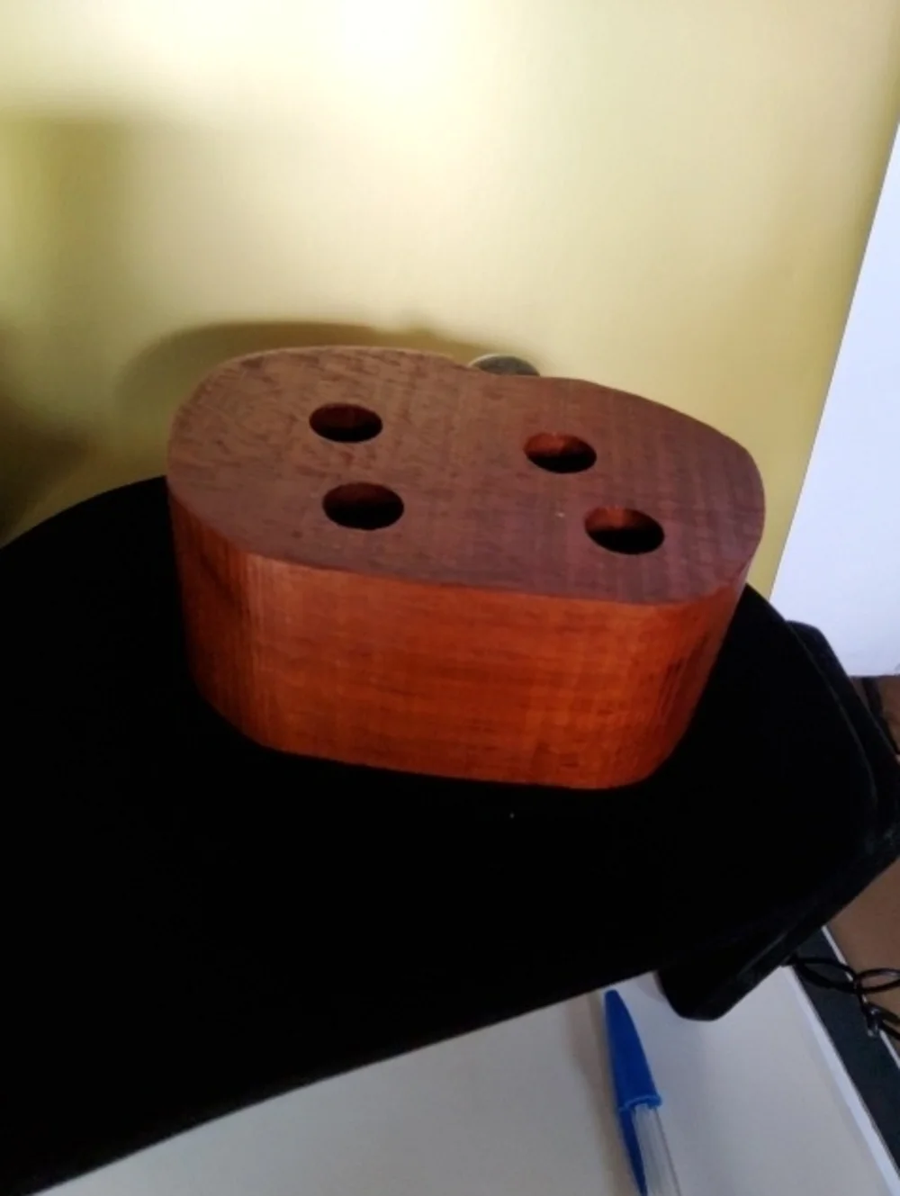 Handmade Wooden Pen & pencil holder.